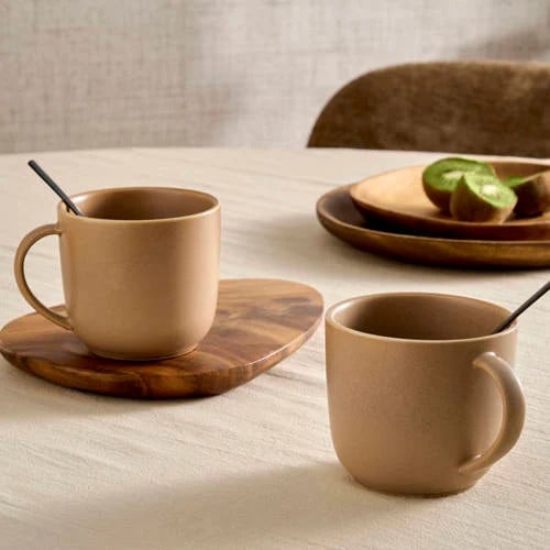 NOUS Living Grain mok set van 2, 350 ml
