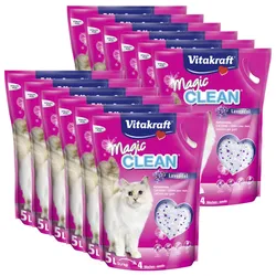 Vitakraft Katzenstreu Magic Clean Lavendel - 12x 5 Liter