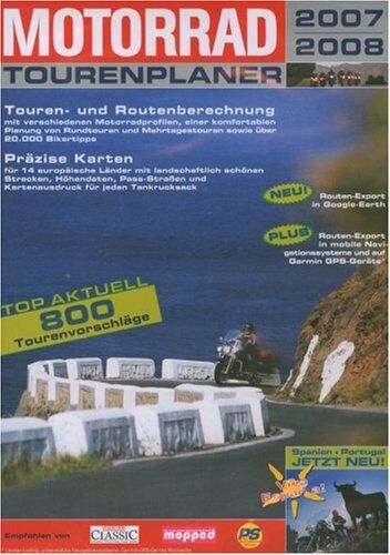 Buhl Data Service - Motorrad Tourenplaner 2007/2008 (DVD-ROM) (DVD-Box) - Preis vom 30.09.2026 09:01:18 h