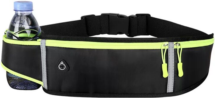 INF Marathon Triple Pouch Hydration Belt Schwarz