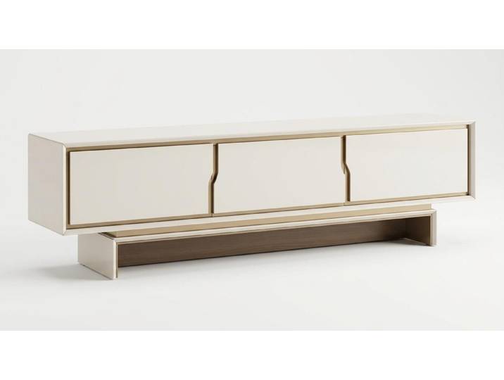 JVmoebel Sideboard Wohnwand Schrank Sideboard modern Farbe beige neu Wohnzimmer praktisch, Made in Europa