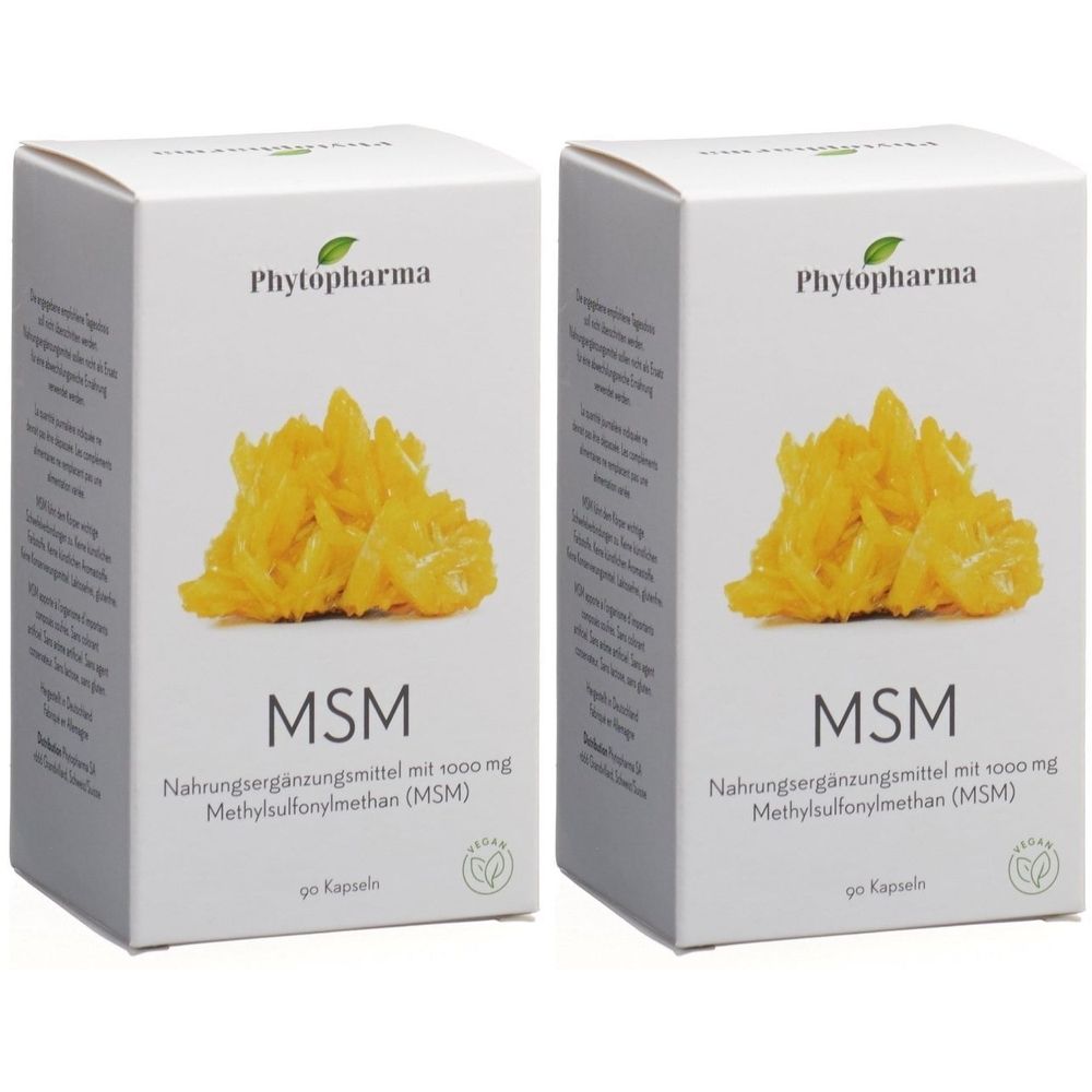 Phytopharma MSM Kaps Ds 90 Stkx2 2x90 St Kapseln