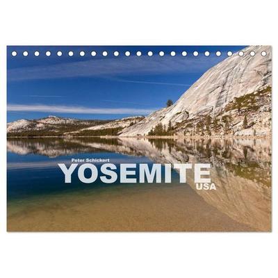 Yosemite - USA (Tischkalender 2027 DIN A5 quer), CALVENDO Monatskalender