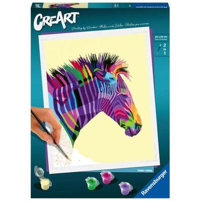 CreArt Adults Trend - Funky Zebra