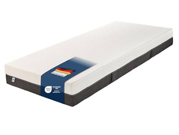 Irisette Selin orthopädische 7-Zonen 1.000er Tonnentaschenfederkernmatratze, Härtegrad 4 (fest), 100 x 200 cm, Öko-Tex Zertifiziert, entwickelt in Deutschland