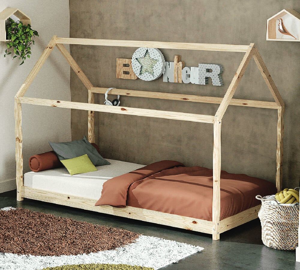 Webaby Cama infantil madera 90 x 190