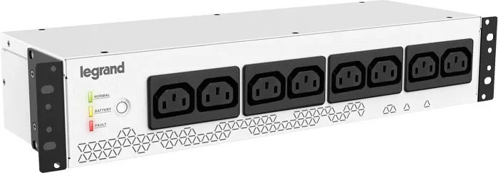 Legrand Keor UPS PDU 800VA GR/IT Noodmodus Offline 0,8 kVA 480 W Sinusgolf 8 IEC ingang en 8 IEC uitgang