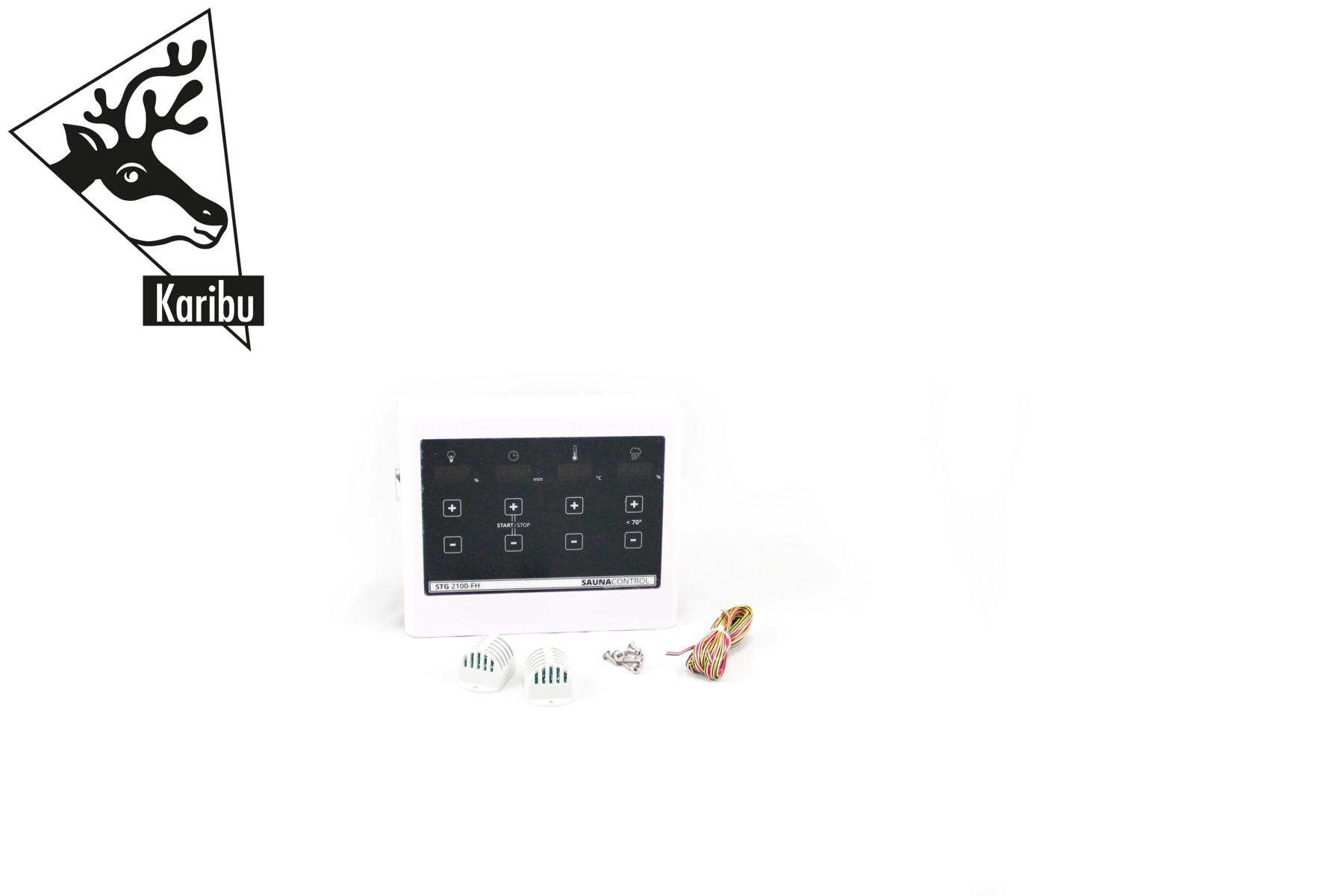 KARIBUHOLZT Sauna Steuergerät easy Bio für 4,5+ 9 KW Leistung,schwarz 09238973