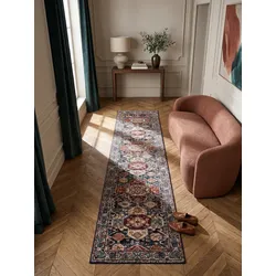 Hochflorteppich Berber Blau 80 x 150 cm - GLAZERT   Kadima Design