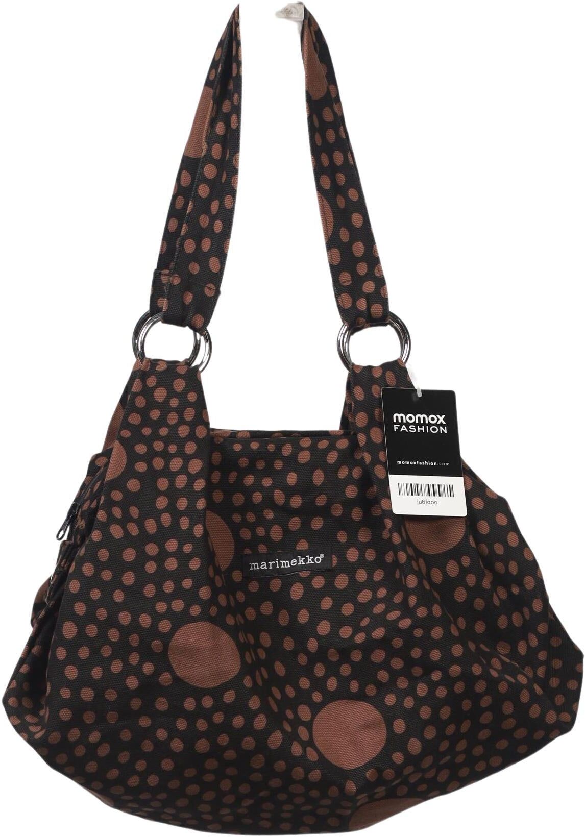 Marimekko Damen Handtasche gross, Braun, Baumwolle / Synthetik - Second Hand