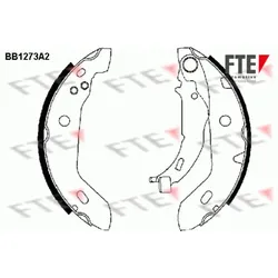 Bremsbackensatz FTE 9100059 für Mercedes-Benz A