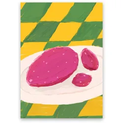 POSTER Obst Auf Der Tabelle 1 Blatt A4 Rahmenlos
