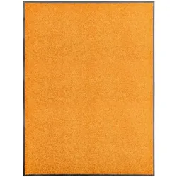 vidaXL Fußmatte Waschbar Orange 90x120 cm