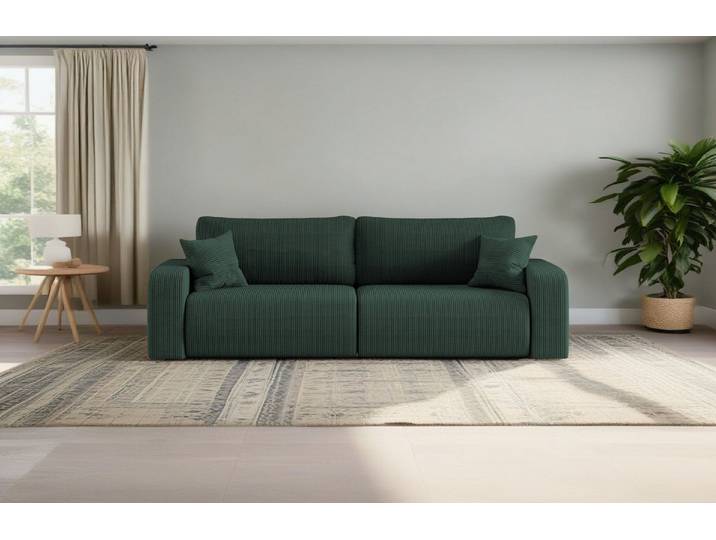 Kaiser Möbel Schlafsofa MILANO und Bettkasten Stoff Poso und Quelle, Bequem, praktisch, breite Farbpalette, Schlaffunktion, Bettkapazität