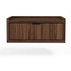 NACHTTISCH Nordiva 1S Warmia Walnut 40/21/35 cm – Hängend