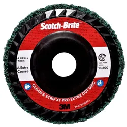3M Scotch-Brite Grobreinigungsscheibe XT-RD Pro Extra Cut, 125 mm, 22 mm, A, extra coarse, Typ 27