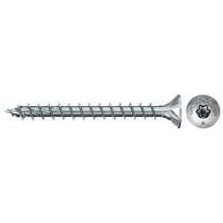 Fischer 670656 Power-Fast II Spanplattenschraube 4 mm 50 mm T-Profil Stahl galvanisch verzinkt 50 St.