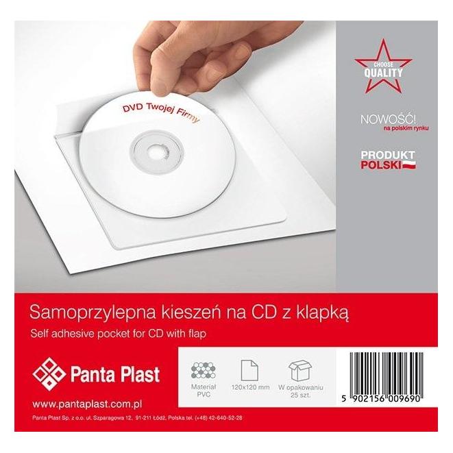 Panta Plast Selbstklebende CD-Tasche (CDs) (35607762)