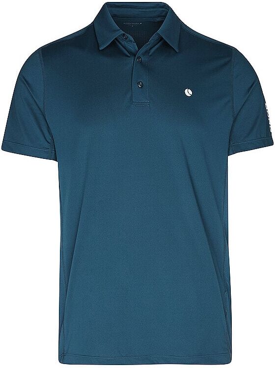 BJÖRN BORG Herren Tennispolo Ace Mesh Panel blau   L M