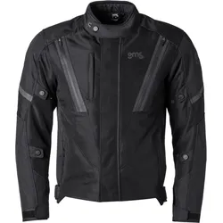 GMS-Moto Avon, Textiljacke wasserdicht - Schwarz - 3XL