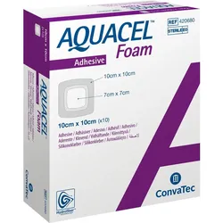 Aquacel Foam Adhäsiv 10x10cm 10 ST