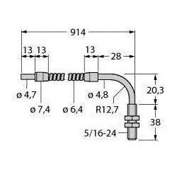 Turck Glas-Lichtleiter IAT23S
