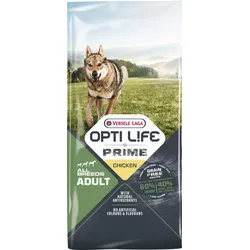 VERSELE-LAGA Opti Life Prime Adult Chicken 12,5kg - Getreidefreies Futter für ausgewachsene Hunde mit Hähnchen