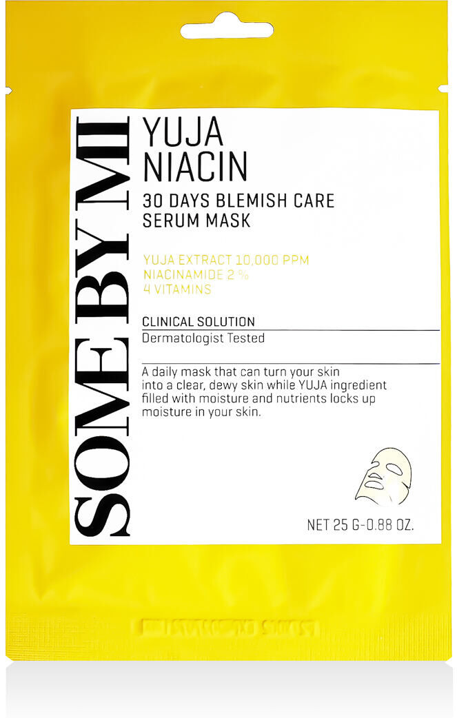 Some By Mi Yuja Niacin 30 Days Blemish Care Serum Mask 25 g
