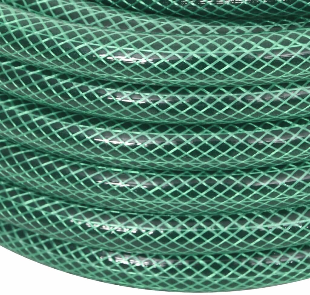 vidaXL Manguera de jardín con accesorios PVC verde 0,5" 20 m Verde