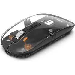 Hama WM-600 (Kabellos), Maus, Transparent