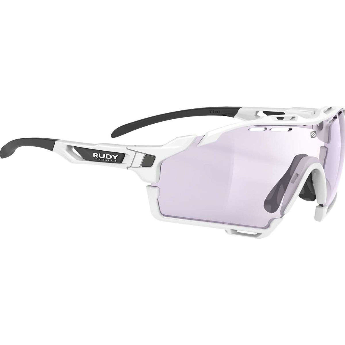Rudy Project Cutline impactx™ photochromic 2laser purple white gloss (bumpers included) (SP637569-S008-SP637569-S008)