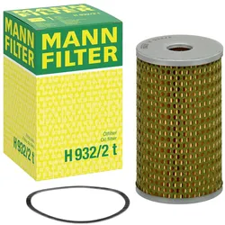Ölfilter MANN-FILTER H 932/2 t Filtereinsatz mit Dichtung