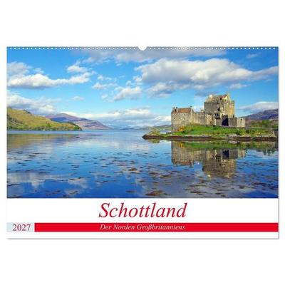 Schottland - Der Norden Großbritanniens (Wandkalender 2027 DIN A2 quer), CALVENDO Monatskalender