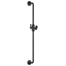 Gessi Venti20 Brausestange mit schwenkbarem Brausehalter, für separate Handbrause, Wandmontage, 65145187, Farbe: Bronze Antik