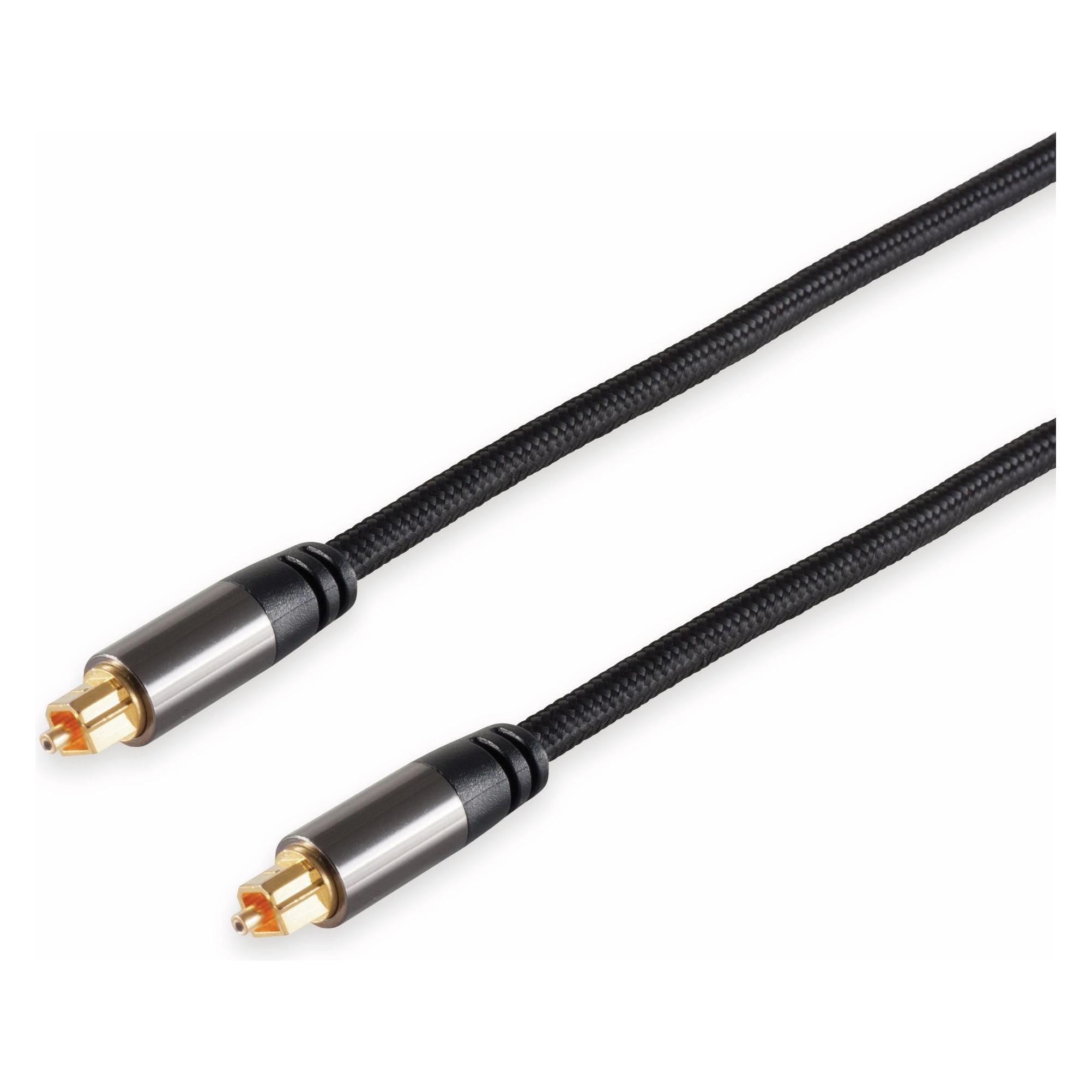Black Cotton Lichtleiter-Kabel, 1,5 m, schwarz (1.50 m) (20-45155)