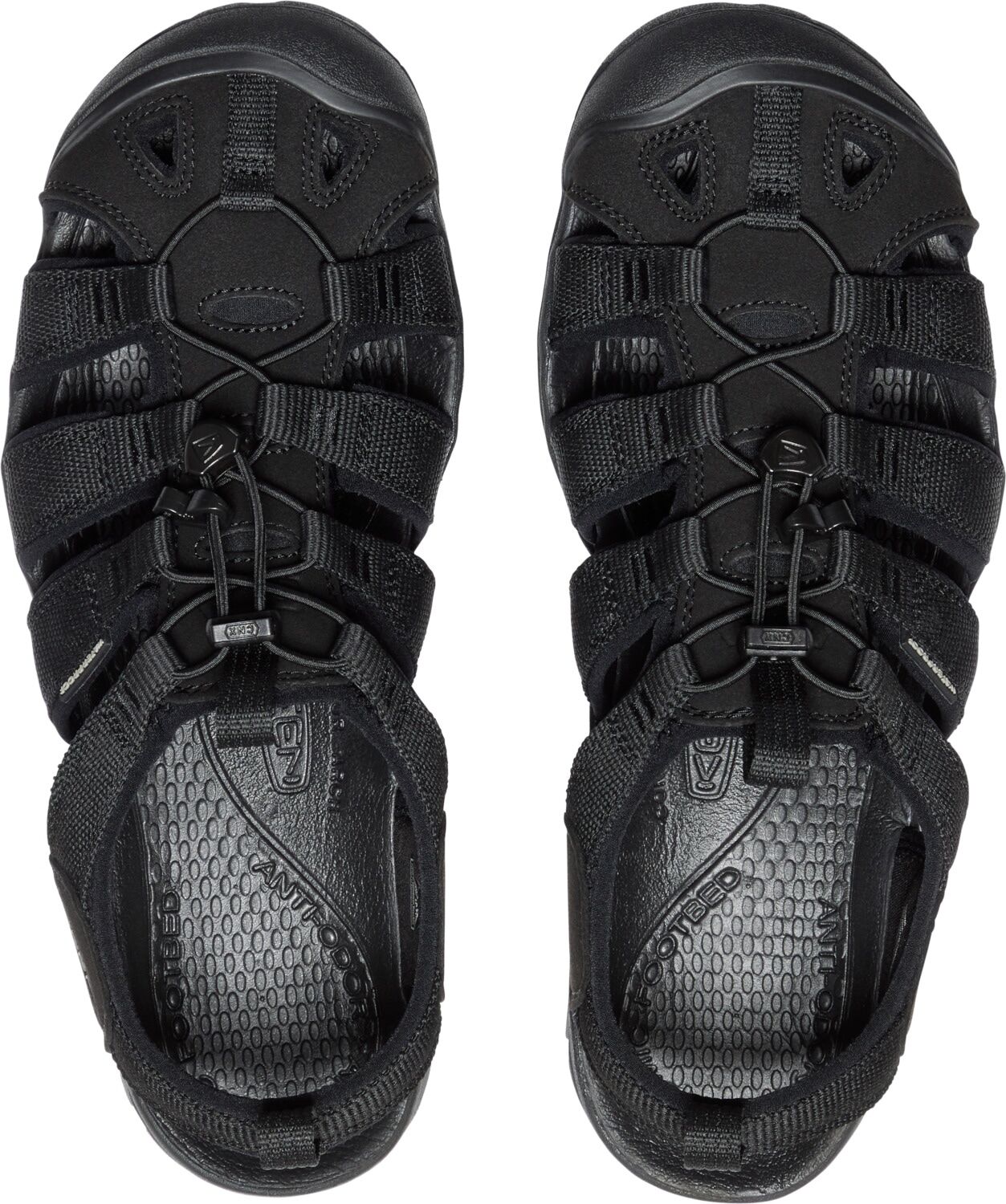 Sandale KEEN "CLEARWATER CNX", Herren, Gr. 46, schwarz (triple schwarz), Synthetik, Schuhe Sandale triple schwarz 46
