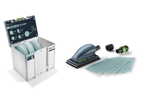 Festool Schleifmittel-Systainer Granat Net D225 GR NET HSK-A SYS-P 579369