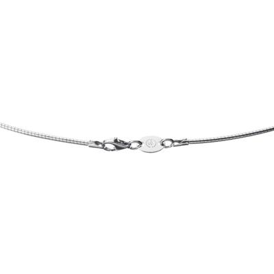 Halsreif "im Omegaketten Stil, Silber 925" Gr. 45, silber, GIORGIO MARTELLO MILANO, Halsketten, Damen, 45cm, Silber 925 (Sterlingsilber)