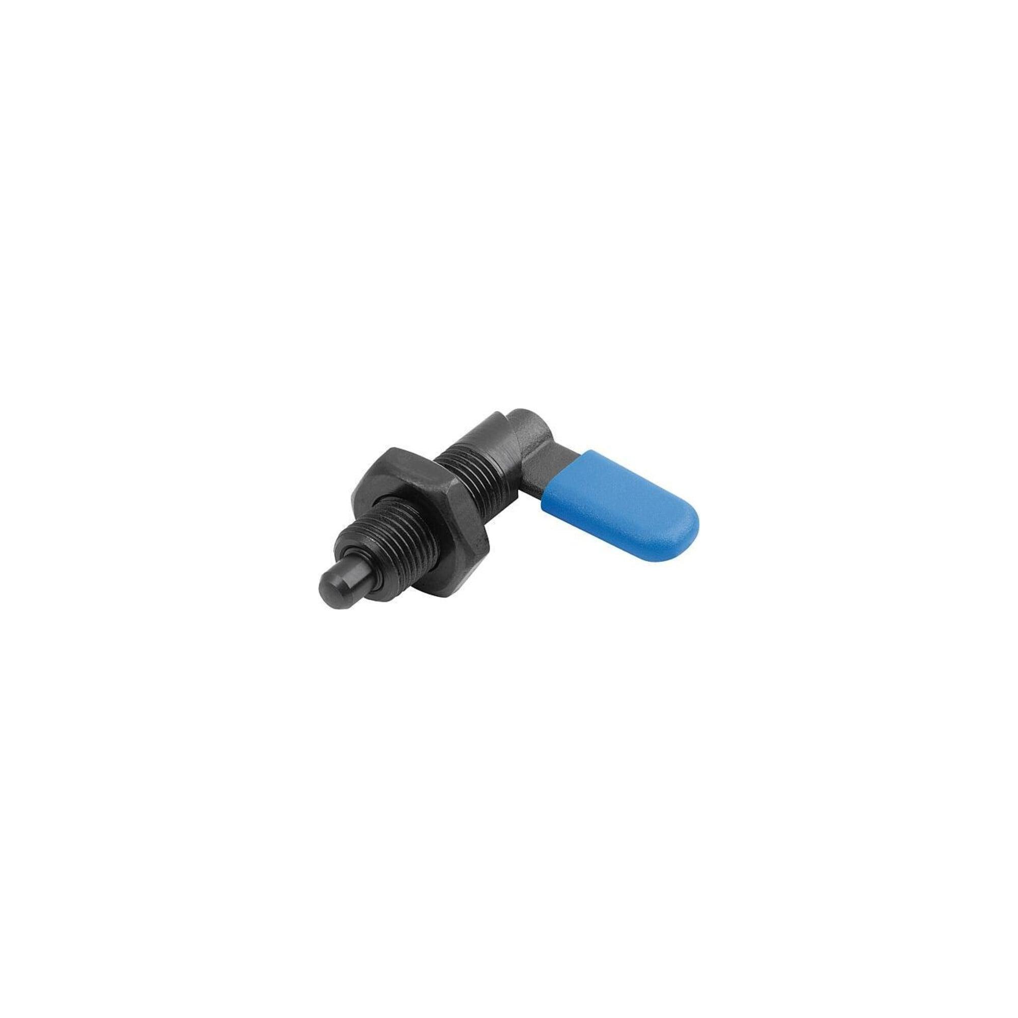 KIPP Sperrriegel D8 M12 Form D Gewindehülse Stahl brüniert komp. (K1672.07081287)