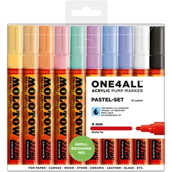 Molotow, Marker, Acryl Marker Pastell 10er Set (10x)