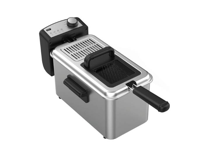 Koenig INOX 3 Liter B02206 Kaltzonen-Fritteuse Edelstahl
