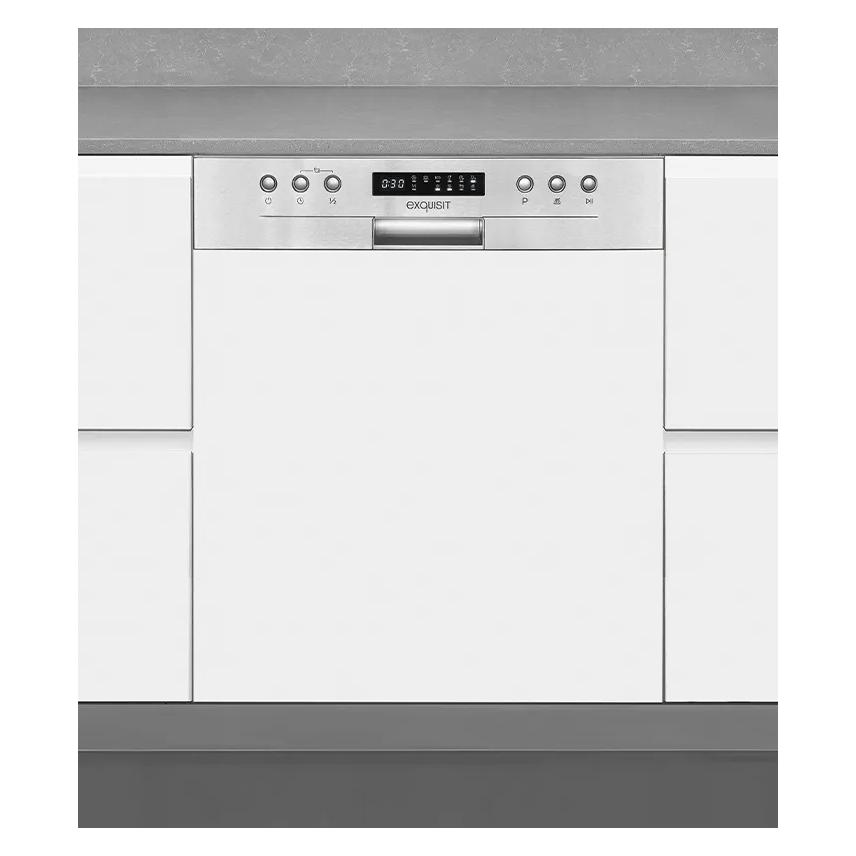 Exquisit EGSP9414-EB-030D inox, Geschirrspüler (Einbaugerät) (816363400)