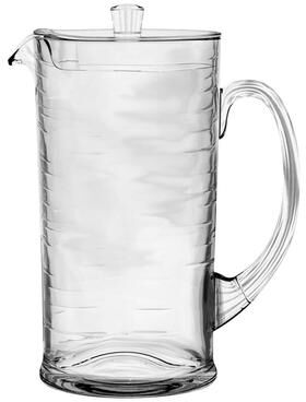 TarHong Clear Plastic Cordoba Pitcher With Lid 1 pk