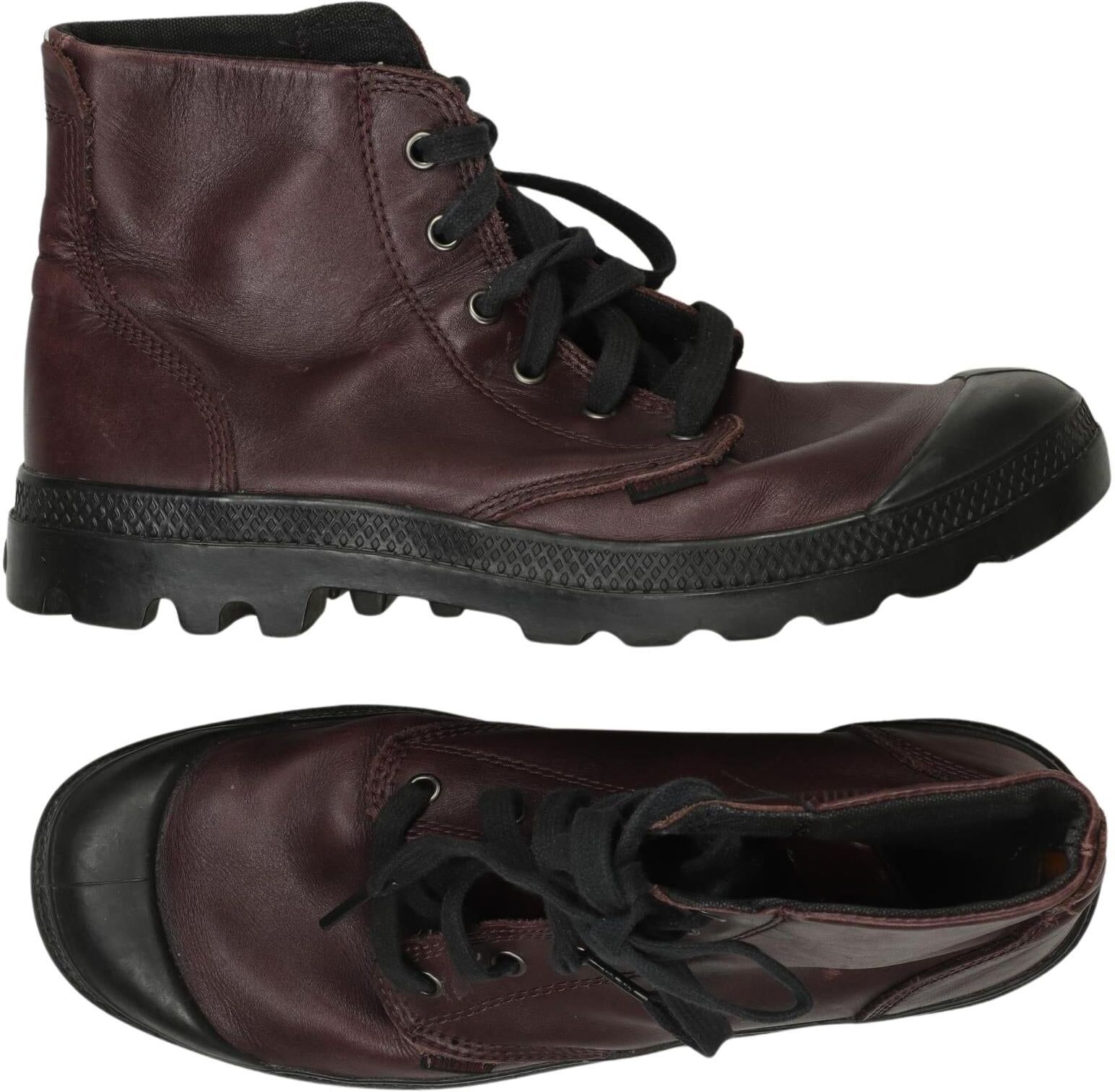 Palladium Damen Stiefelette, Bordeaux, Gr. EU 41.5, kein / Etikett - Second Hand