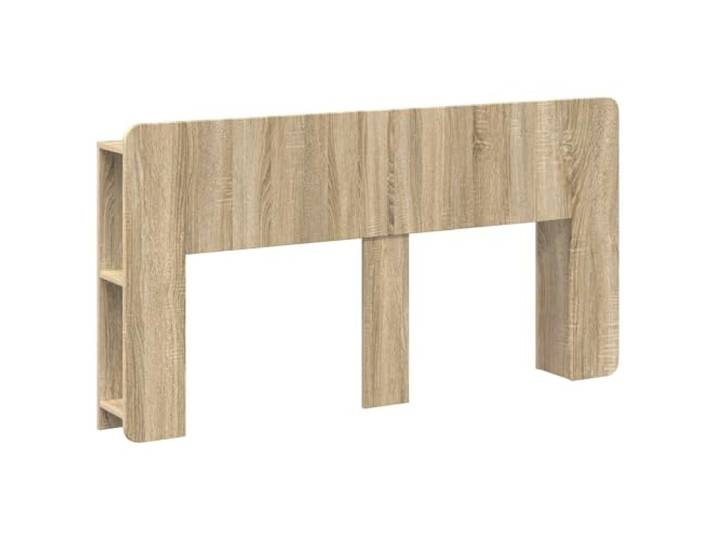 Makastle Kopfteil-Schrank Sonoma-Eiche Holzwerkstoff 154x80 cm U-Form