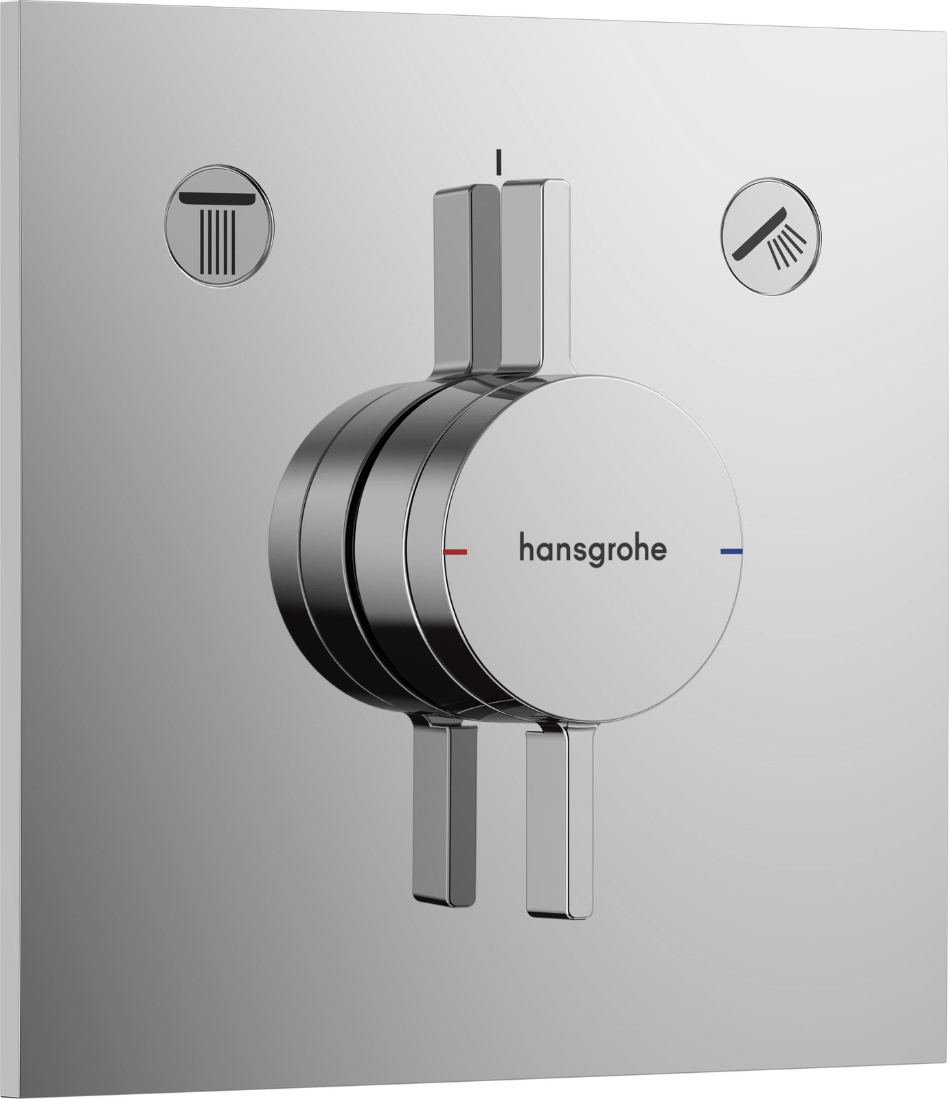 Hansgrohe DuoTurn E mengkraan inbouwmodel chroom voor 2 aansluitingen