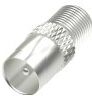 Connettore antenna Hama 00205223 F Coax Adapter Bianco