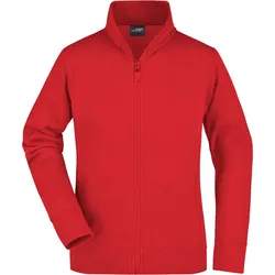 James & Nicholson Damen Sweatjacke JN052 red S
