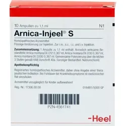 ARNICA INJEEL S Ampullen 10 St Ampullen