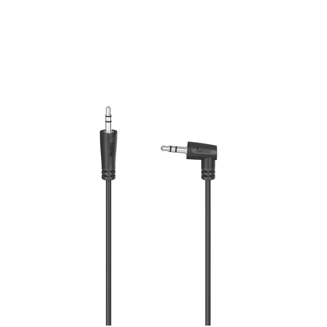 Hama Audiokabel Stereo 3,5mm Jack 90 graden Zwart, 0,5 m